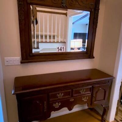 LOT#141E: American Heritage by Stanley Sideboard with Mirror