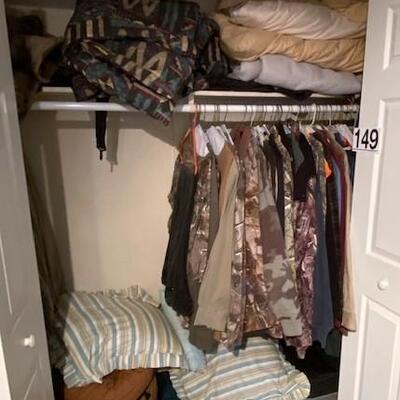 LOT#149BR4: Contents of Closet Bedroom 4