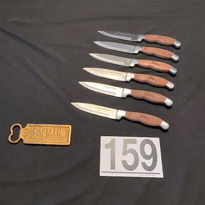 LOT#159LR: Tommy Bahama 6-Piece Steak Knife Set