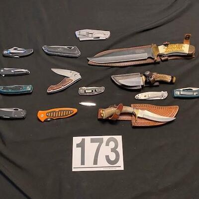 LOT#173LR: Assorted Knife Lot