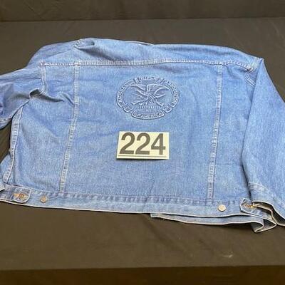 LOT#224K: Made in USA NRA Jean Jacket