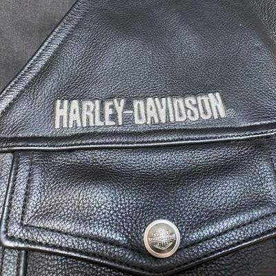 LOT#226K: Harley Davidson Leather Vest