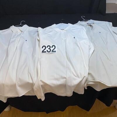 LOT#232K: Assorted Ralph Lauren Shirt Lot