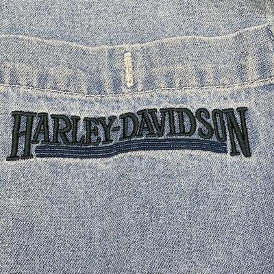 LOT#233K: Chambray Harley Davidson Shirt