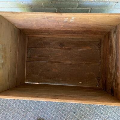 Late 1800's Wooden Box from Manitou, Colorado