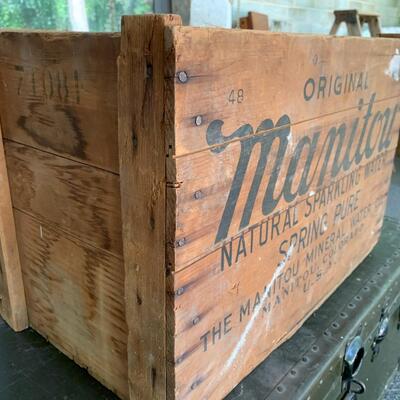 Late 1800's Wooden Box from Manitou, Colorado