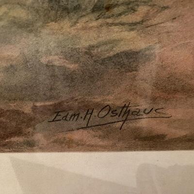 1899 Dupont Lithograph Signed by Edm H Osthaus