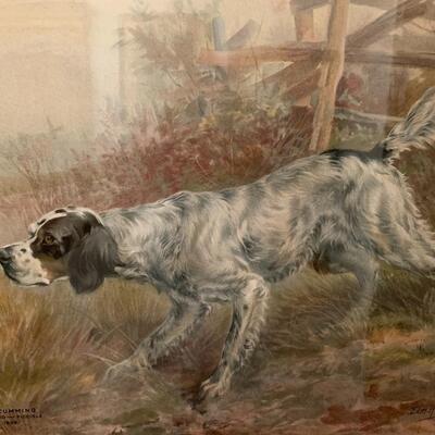 1899 Dupont Lithograph Signed by Edm H Osthaus