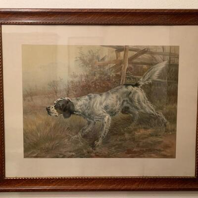 1899 Dupont Lithograph Signed by Edm H Osthaus