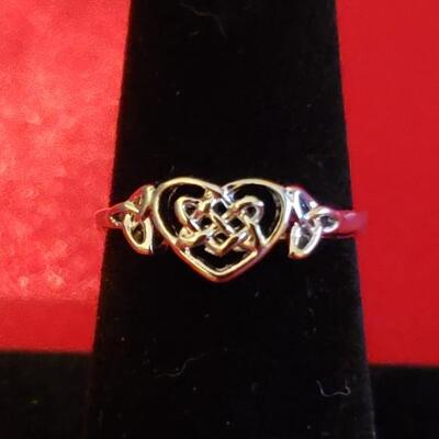 Sterling silver ring size 6 