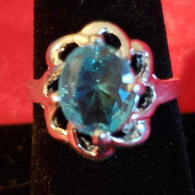 Vintage Sterling silver amathyst ring size 7  11.2 g 