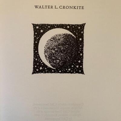 1 of 1,000 Remembering the Moon - autographed by Walter Cronkite
