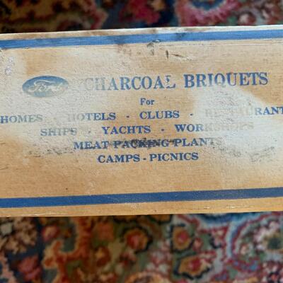 Ford Motor Company Charcoal Briquet Picnic Grill - RARE!!!!!