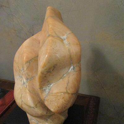 Abstract Marble Alabaster Sculpture 