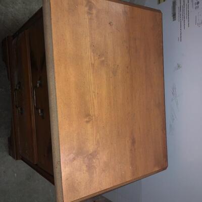 Vintage Solid wood end table
