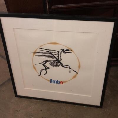 Vintage Limbo print signed by artist 