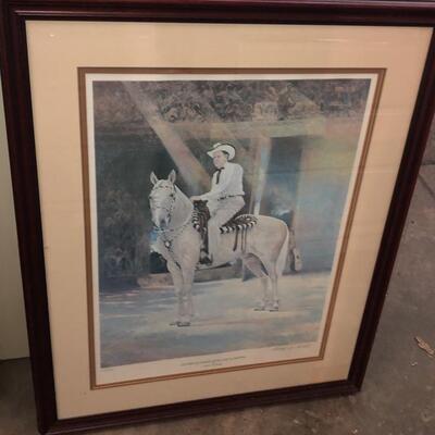 Governor Jimmie Davis and Sunshine signed and numbered pribt