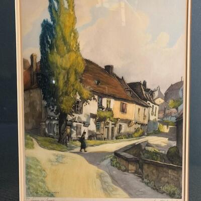 Original Artist's Proof/Etching in Color - Limited Edition - Eugene Delecluse (France) ***RARE***