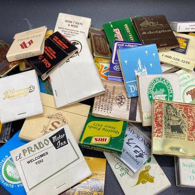 Assorted Vintage Matchbooks Restaurants Motels Hotels 