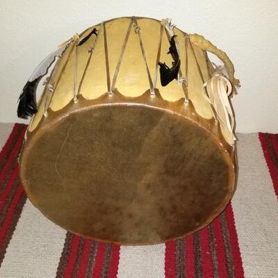 Rawhide and leather Ceremonial Drum