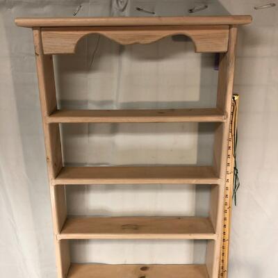 Lot 3 - Solid Wood Bookshelf LOCAL PICK UP ONLY