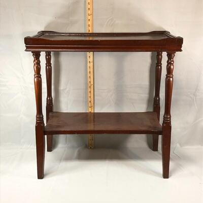 Lot 4 - Solid Wood End Table LOCAL PICK UP ONLY