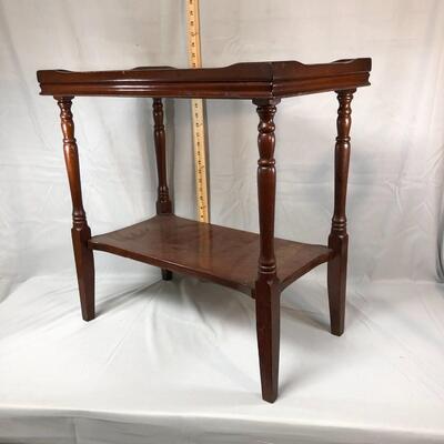 Lot 4 - Solid Wood End Table LOCAL PICK UP ONLY