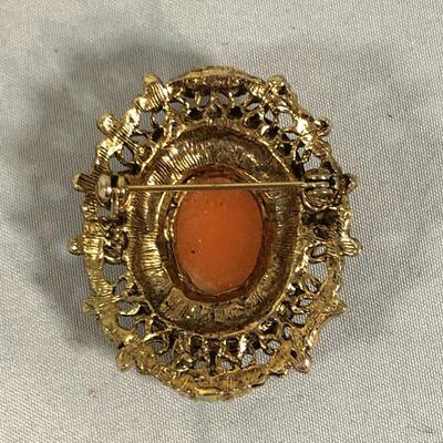 Lot 55 - Cameo Brooch and Gerry's Butterfly Brooch