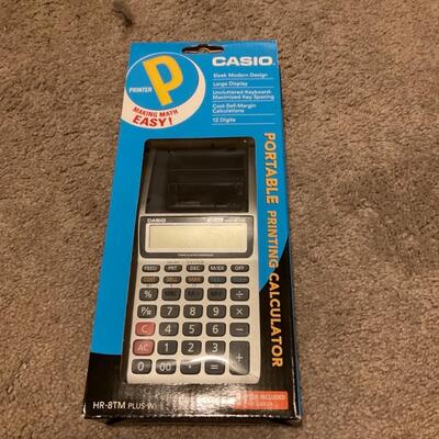 Casio portable printing calculator