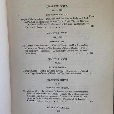 1883 Edition of The Jesuits of North America in the Seventeenth Century