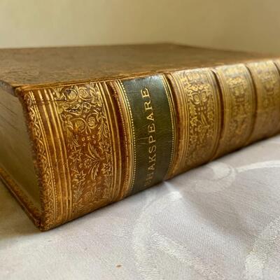 1877 The Works of William Shakspeare - London - GORGEOUS AND RARE, RARE, RARE!!!