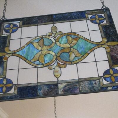 Stained Glass Wall Hanging 28 1/4