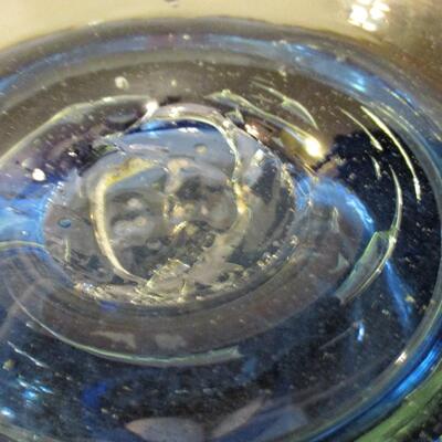 Cobalt Blue Glass Vase 13