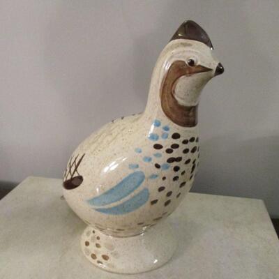 Red Wing Pottery Bob White Quail Hors dâ€™ Oeuvres Appetizer Server Party Bird