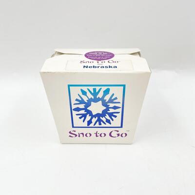 â€œSNO TO GO FROM NEBRASKAâ€ INSTANT FAKE SNOW DECORATION - JUST ADD WATER!