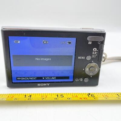 SONY CYBERSHOT DSC-W190 12.1 MP DIGITAL CAMERA W/CHARGER AND CORD
