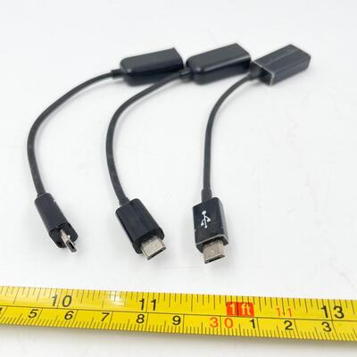 AUDIO 3.5MM SPLITTER & MICRO USB TO USB ADAPTERS