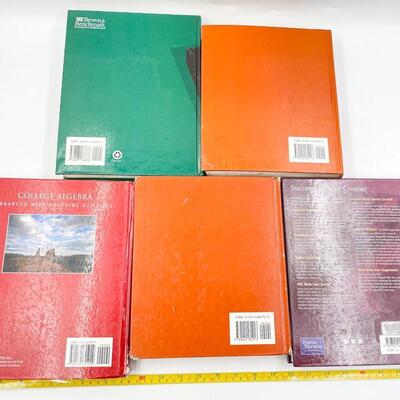 ASSORED MATH AND GOVERNMENT TEXTBOOKS