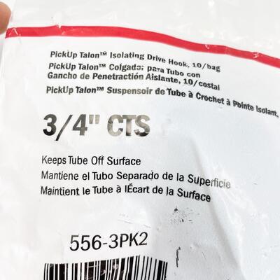 SIOUX CHIEF PICKUP TALON 3/4â€ ISOLATING DRIVE HOOK