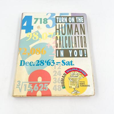SCOTT FLANSBURG â€œTURN ON THE HUMAN CALCULATOR IN YOU!â€ CASSETTE TAPES AND WORKBOOK