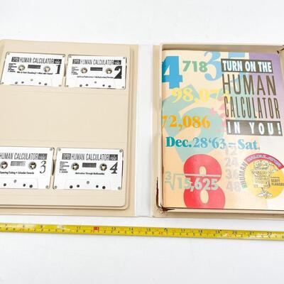 SCOTT FLANSBURG â€œTURN ON THE HUMAN CALCULATOR IN YOU!â€ CASSETTE TAPES AND WORKBOOK