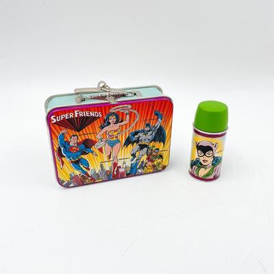 2000 HALLMARK KEEPSAKE MINI â€œSUPER FRIENDSâ€ LUNCH BOX SET ORNAMENTS