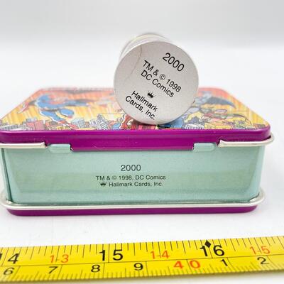 2000 HALLMARK KEEPSAKE MINI â€œSUPER FRIENDSâ€ LUNCH BOX SET ORNAMENTS