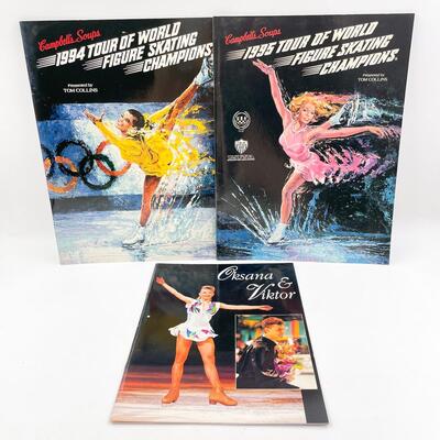 1994-95 CAMPBELL SOUPS WORLD FIGURE SKATING CHAMPIONS MAGAZINES