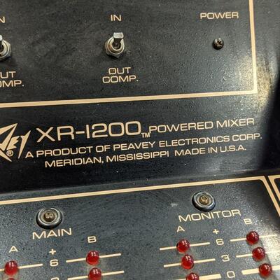 Peavey XR-1200 Stereo Powered Mixing Console-Exc Condition