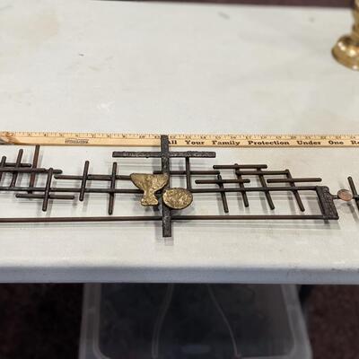 Wrought Iron Cross Artwork