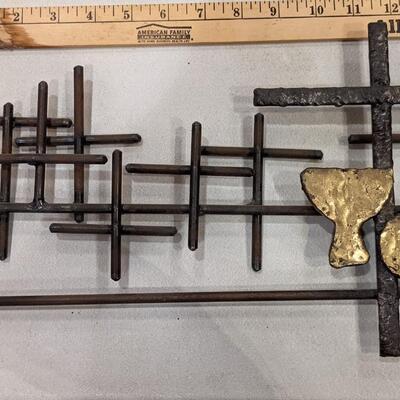 Wrought Iron Cross Artwork