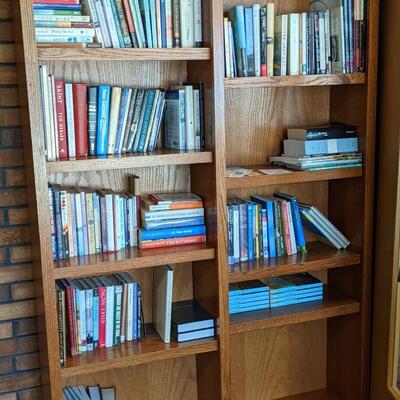 2 Unit Book Shelf-Beautiful, High Quality Solid Oak