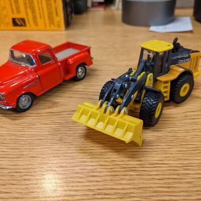 55 Chevy and John Deere Tractor Toys