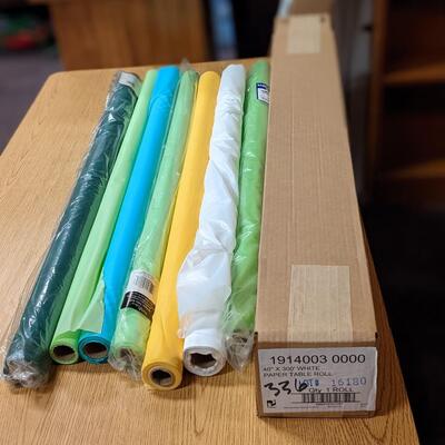 Variety of Plastic Table Rolls